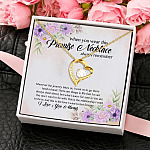When You Wear This Promise Necklace Forever Love Pendant Necklace - To My Girlfriend Necklace