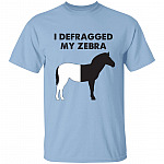 zebra, Light Blue, Unisex T-Shirt