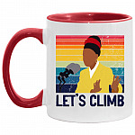 Amanda Gorman Poet Le, White/Red, 11 oz. Accent Mug