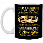 Personalized To My Husband, Black, 11 oz. White Mug Personalized To My Husband, Black, 11 oz. White Mug