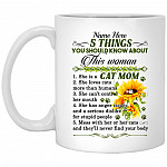 Personalized Cat, White, 11 oz. White Mug