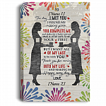 Personalized Lesbian Couple Lgbt The Day I Met You I Found My Missing Piece Framed Canvas - Unframed Poster, White, 0.75'' Framed Canvas