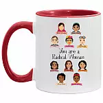 AM11OZ Accent Mug, White/Red, 11 oz. Accent Mug AM11OZ Accent Mug, White/Red, 11 oz. Accent Mug