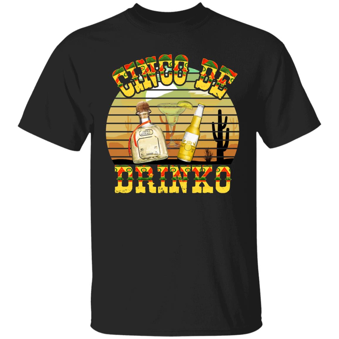 Drinko Tshirt, Black, Unisex T-Shirt