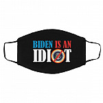 Biden Mask, Black, Cloth Face Cover – Medium/Large