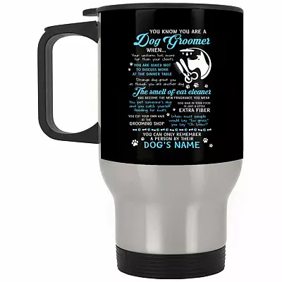 14 oz. Silver Travel Mug