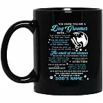 Dog Grommer, Black, 11 oz. Black Mug