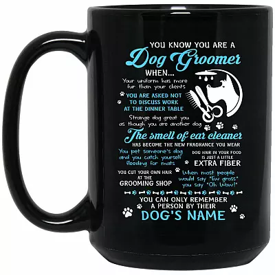 15 oz. Black Mug