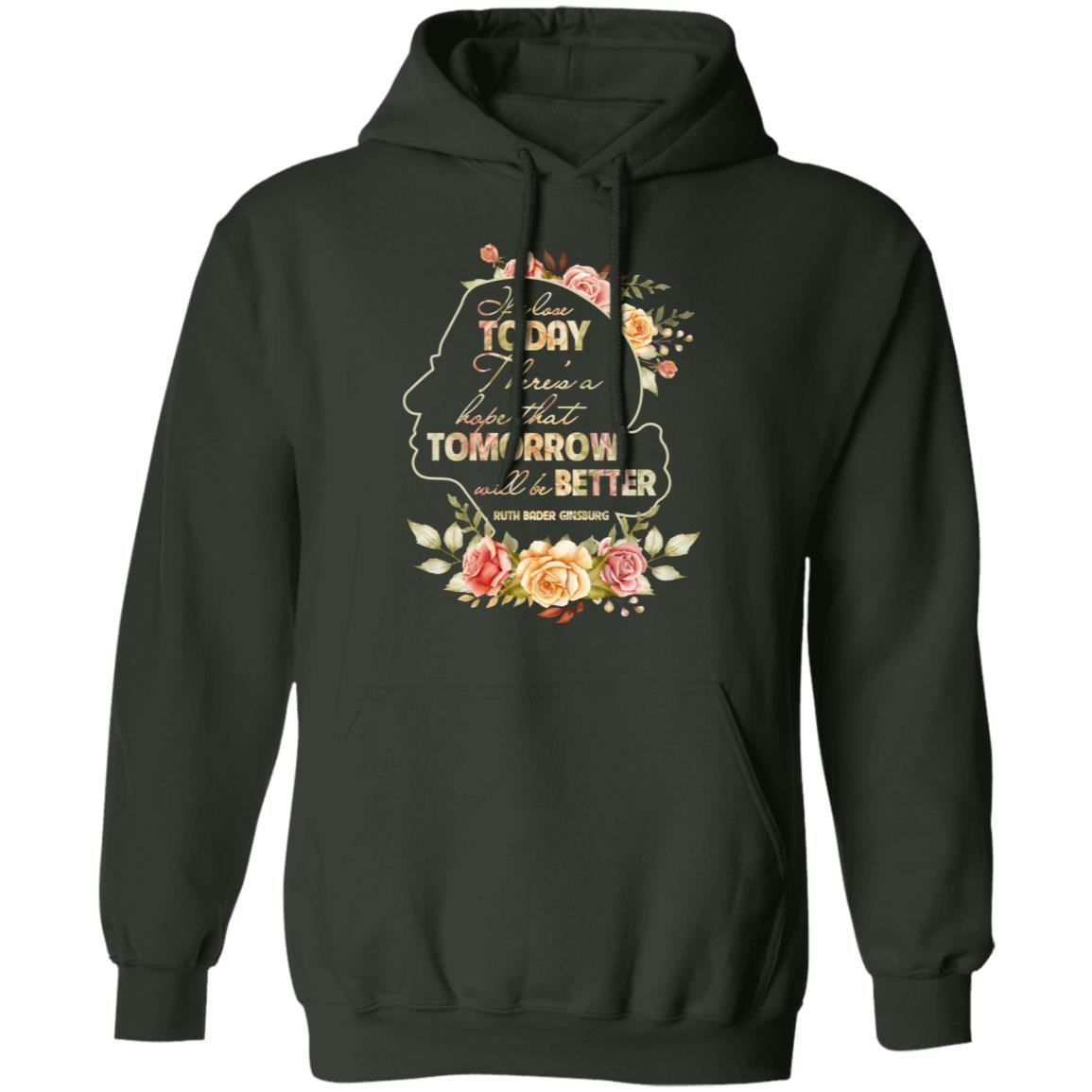 Ruth Bader Hoodie, Forest Green, Hoodie