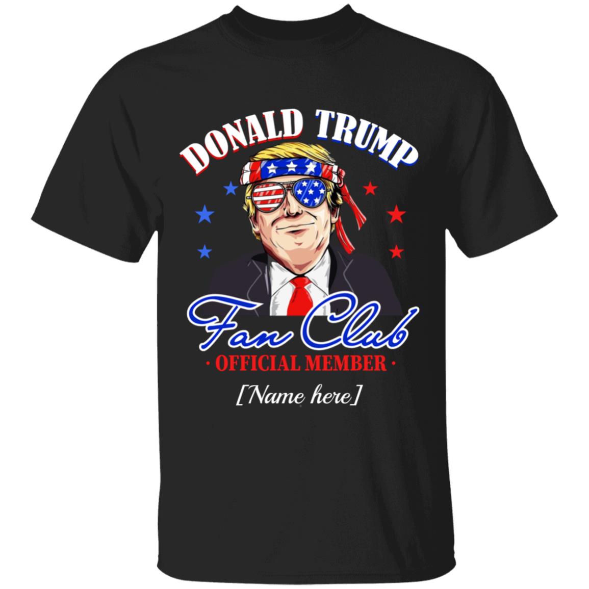 trump tee, Black, Unisex T-Shirt