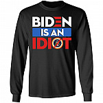 Biden Hoodie, Black, Long Sleeve