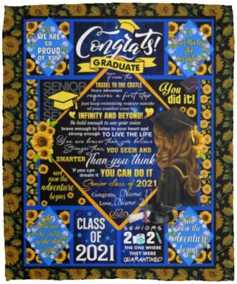 Personalized Blanket, White, Cozy Plush Fleece Blanket - 50x60