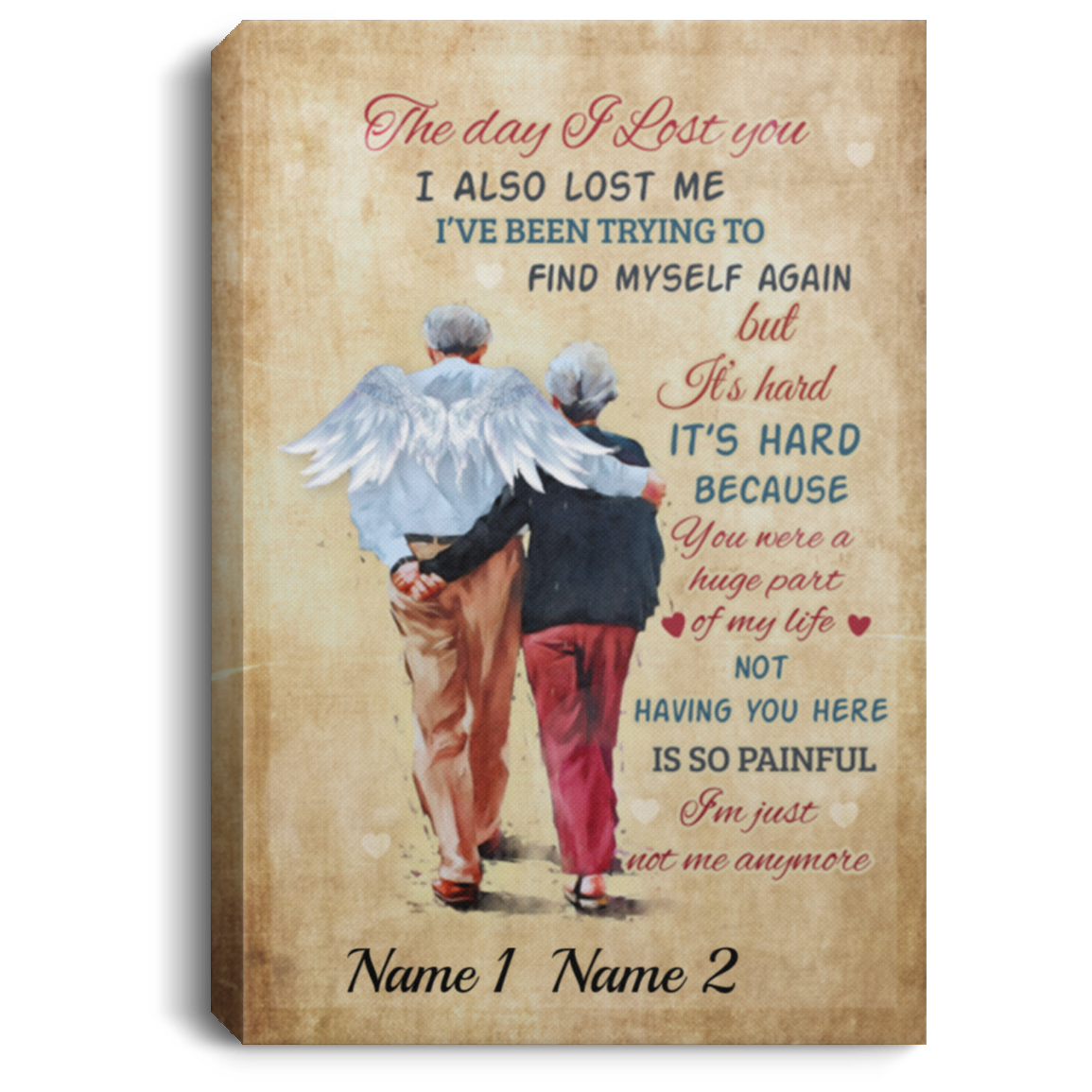 Portrait CANVAS - POSTER Template (OFFICIAL), White, 0.75'' Framed Canvas