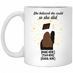 Personalized Grand 2, White, 11 oz. White Mug