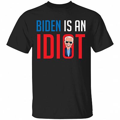 Biden Shirt, Black, Unisex T-Shirt