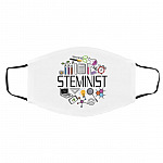 Steminist Washable Reusable Custo, White, Cloth Face Cover – Medium/Large Steminist Washable Reusable Custo, White, Cloth Face Cover – Medium/Large