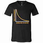 political t, Black, V-Neck T-Shirt