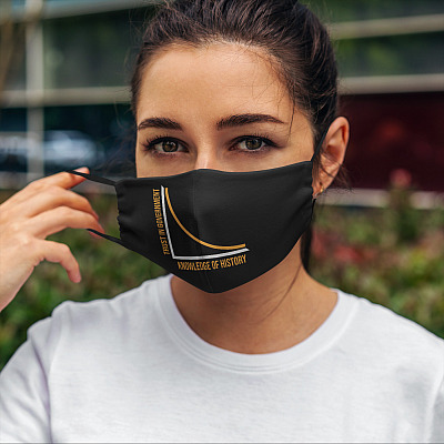 Alternative view of Political Mask Knowledge of History vs Trust in Government Washable Reusable Face Mask