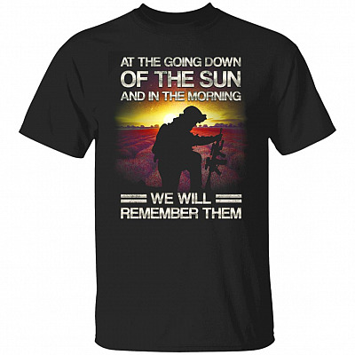 At The Going Down Of The Sun, Black, Unisex T-Shirt