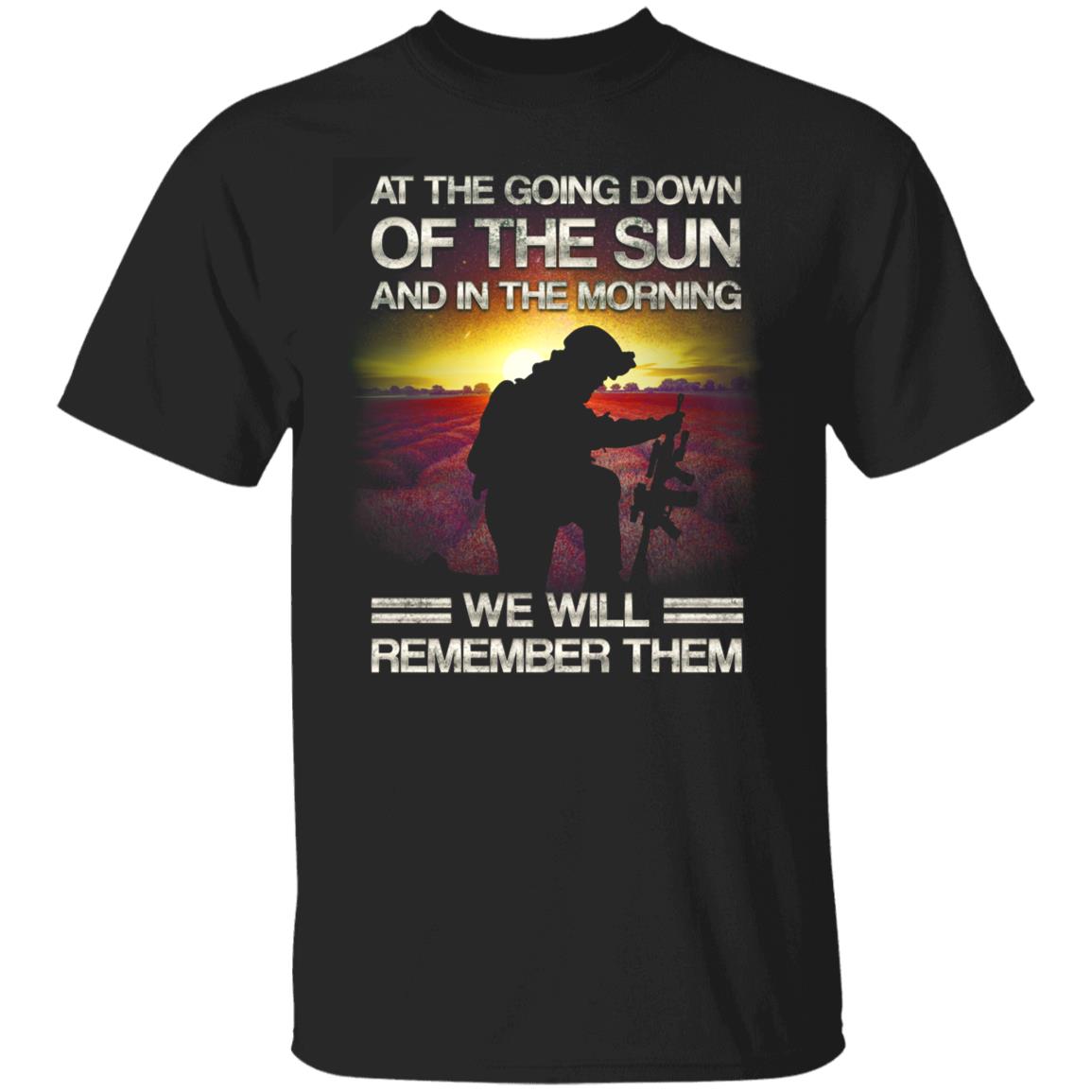 At The Going Down Of The Sun, Black, Unisex T-Shirt
