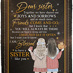 Sister Joy, White, Cozy Plush Fleece Blanket - 50x60 Sister Joy, White, Cozy Plush Fleece Blanket - 50x60