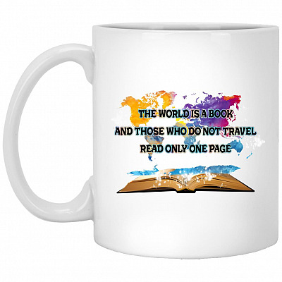 The World Mug, White, 11 oz. White Mug