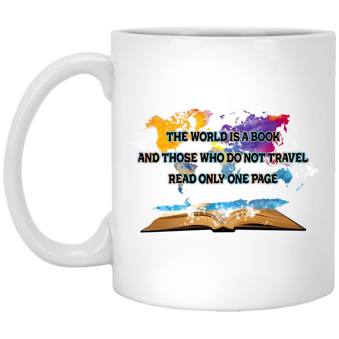 The World Mug, White, 11 oz. White Mug