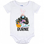Snuggle Bernie baby, White, Baby Onesie - 12 Month