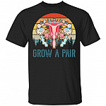 Grow A Pair Vintage T-Shirt, Black, Unisex T-Shirt