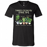 things to do tee, Black, V-Neck T-Shirt