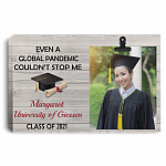 Personalized Photo Even A Global Pandemic Couldn't Stop Me Gallery Wrapped Framed Canvas Prints - Unframed Poster, White, 0.75'' Framed Canvas