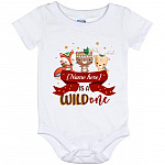 Wlidone Onesie, White, Baby Onesie - 12 Month