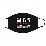 Rights Mask, Black, Cloth Face Cover – Medium/Large Rights Mask, Black, Cloth Face Cover – Medium/Large