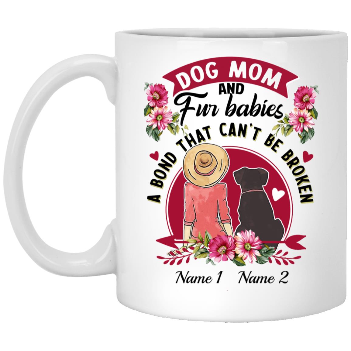 Personalized Dog, White, 11 oz. White Mug