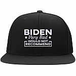Joe Biden Hat, Black, Flat Bill Premium Snapback