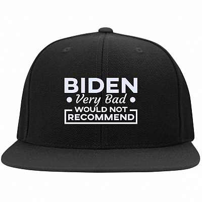 Joe Biden Hat, Black, Flat Bill Premium Snapback