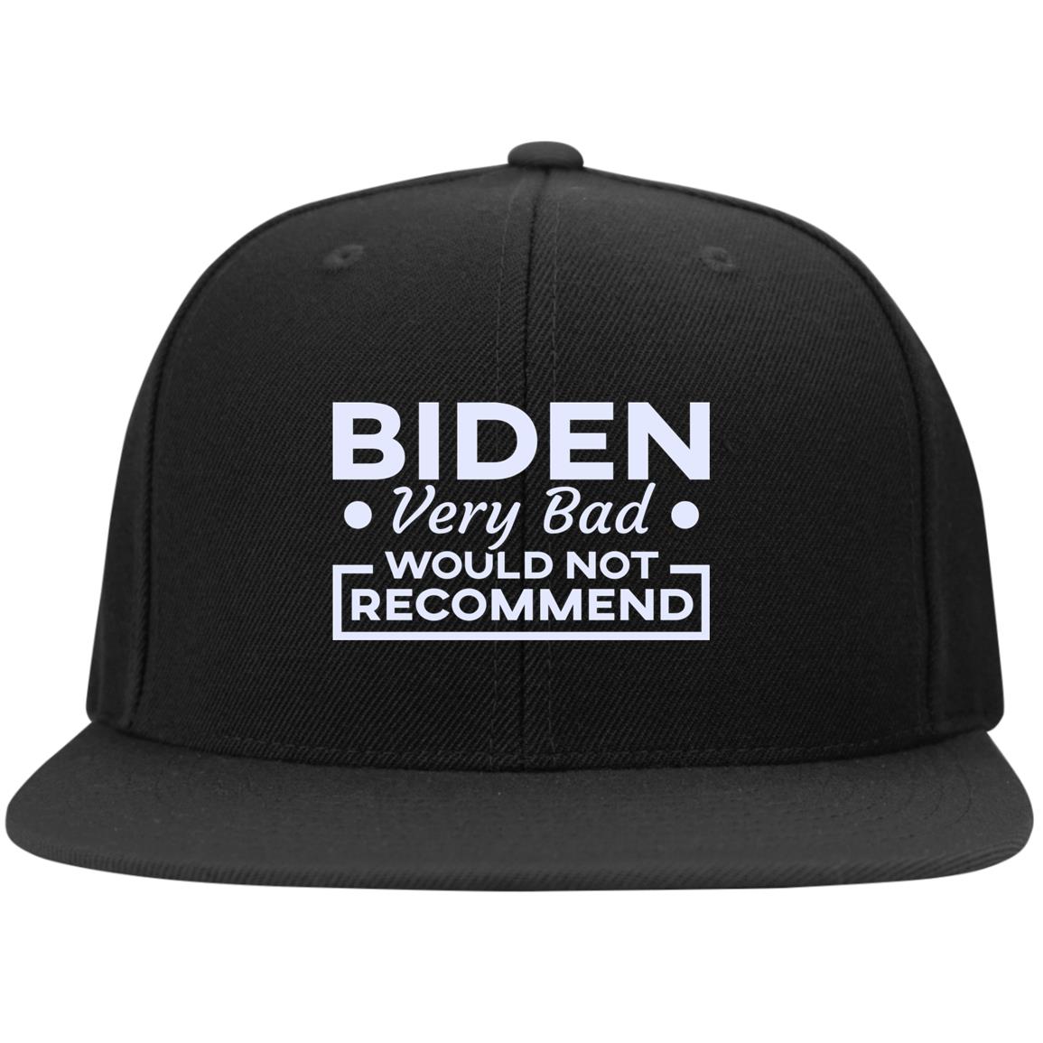Joe Biden Hat, Black, Flat Bill Premium Snapback
