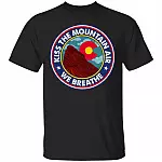 Kiss the Mountain Air We Breathe Red Rocks Amphitheatre T-Shirt, Black, Unisex T-Shirt