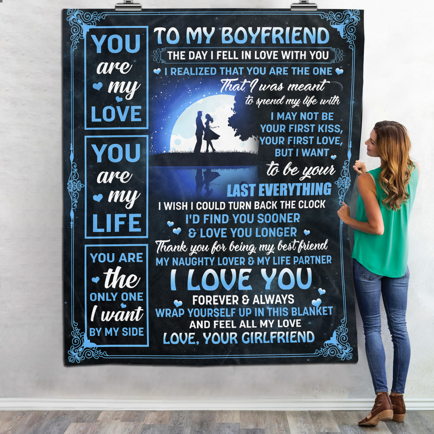 Boyfriend Blanket MK