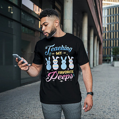 Alternative view of Teaching My Favorite Peep T-Shirt