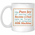 Pure Joy Mug, White, 11 oz. White Mug