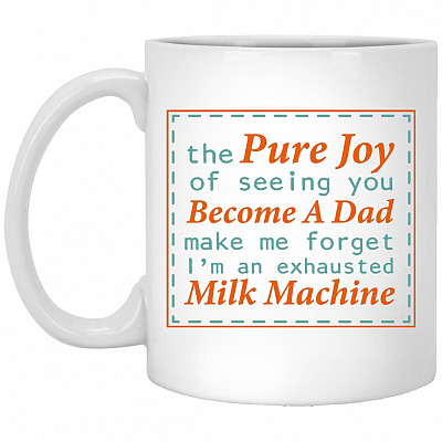 Pure Joy Mug, White, 11 oz. White Mug