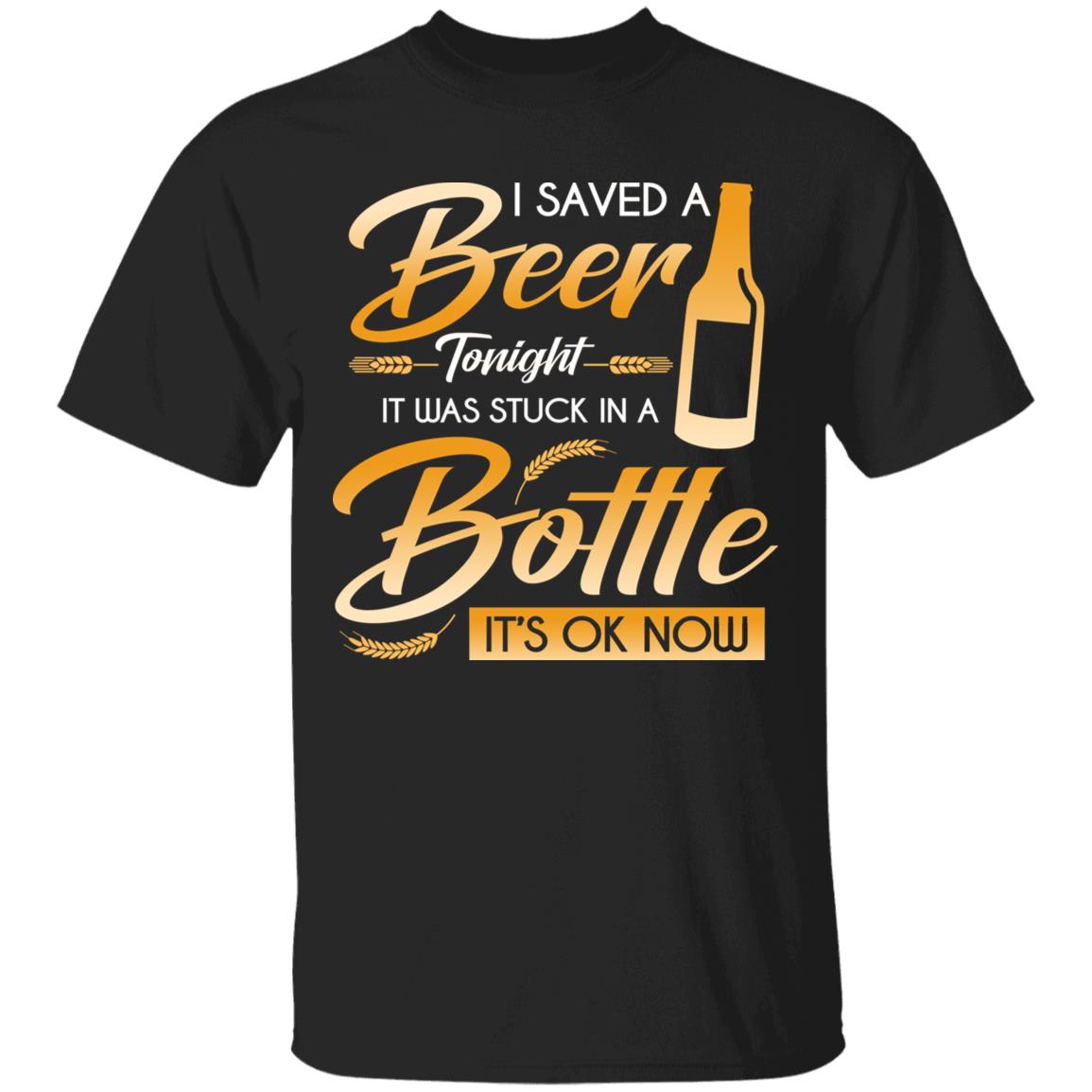 Beer Shirt, Black, Unisex T-Shirt
