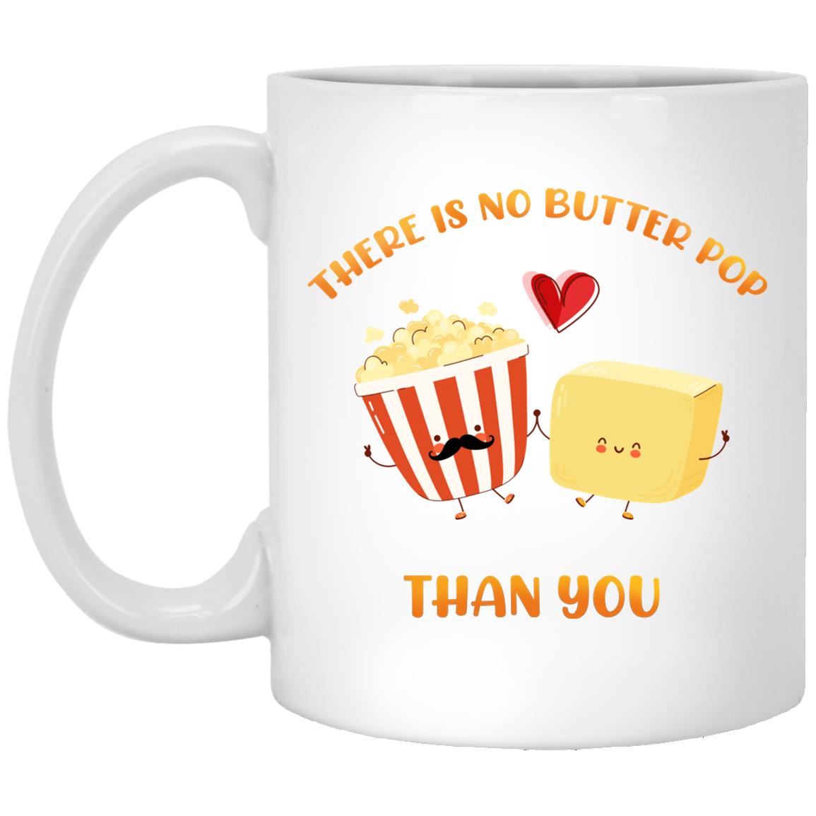 Butter Mug, White, 11 oz. White Mug