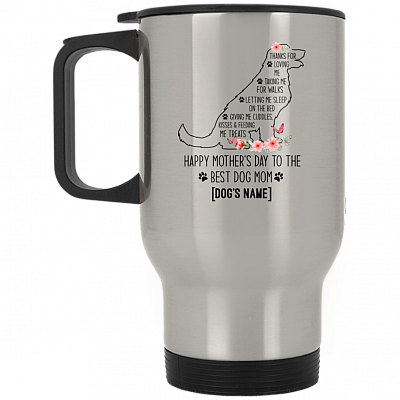 14 oz. Silver Travel Mug