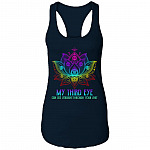 My Third Eye Tank, Midnight Navy, Ladies Racerback Tank My Third Eye Tank, Midnight Navy, Ladies Racerback Tank