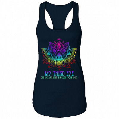 My Third Eye Tank, Midnight Navy, Ladies Racerback Tank