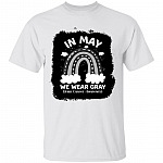 Rainbow In Shirt, White, Unisex T-Shirt