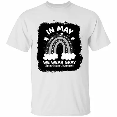 Rainbow In Shirt, White, Unisex T-Shirt