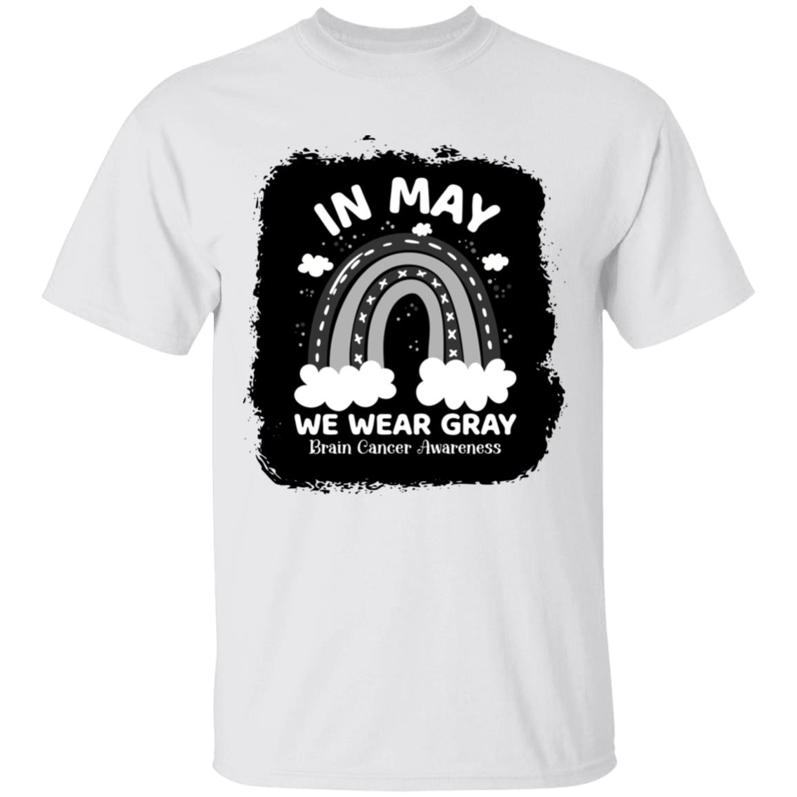 Rainbow In Shirt, White, Unisex T-Shirt Rainbow In Shirt, White, Unisex T-Shirt